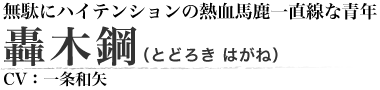 轟木鋼（とどろきはがね）